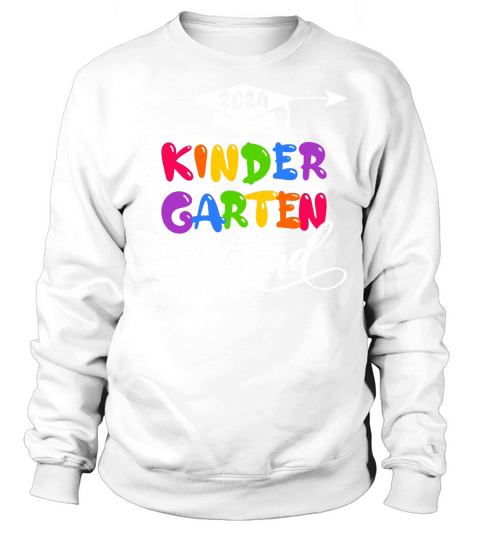 2024 Kindergarten Squad cap with arrow white text Sweatshirt Unisex