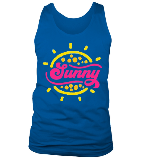 Sunny Abstract Tank Top Unisex
