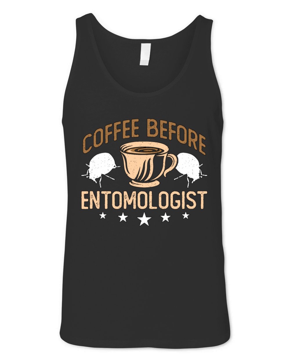 Entomologist Coffee Insect Researcher Coffee Lover Unisex Jersey Tank
