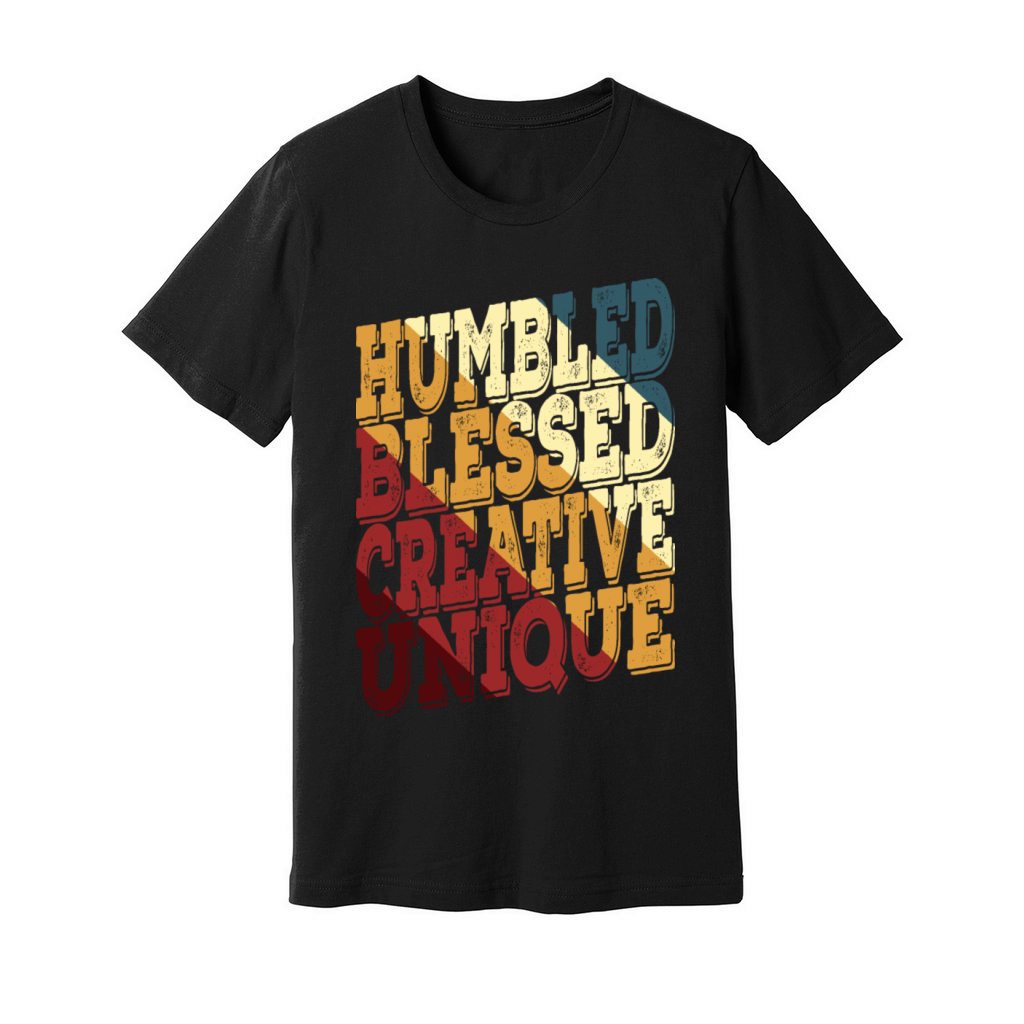 Humbled Blessed Creative Unique Unisex Jersey Tee