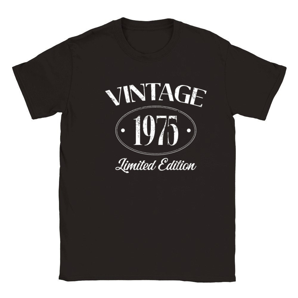 Vintage 1975 Limited Edition Birthday 1975 Classic Kids Crewneck T-shirt