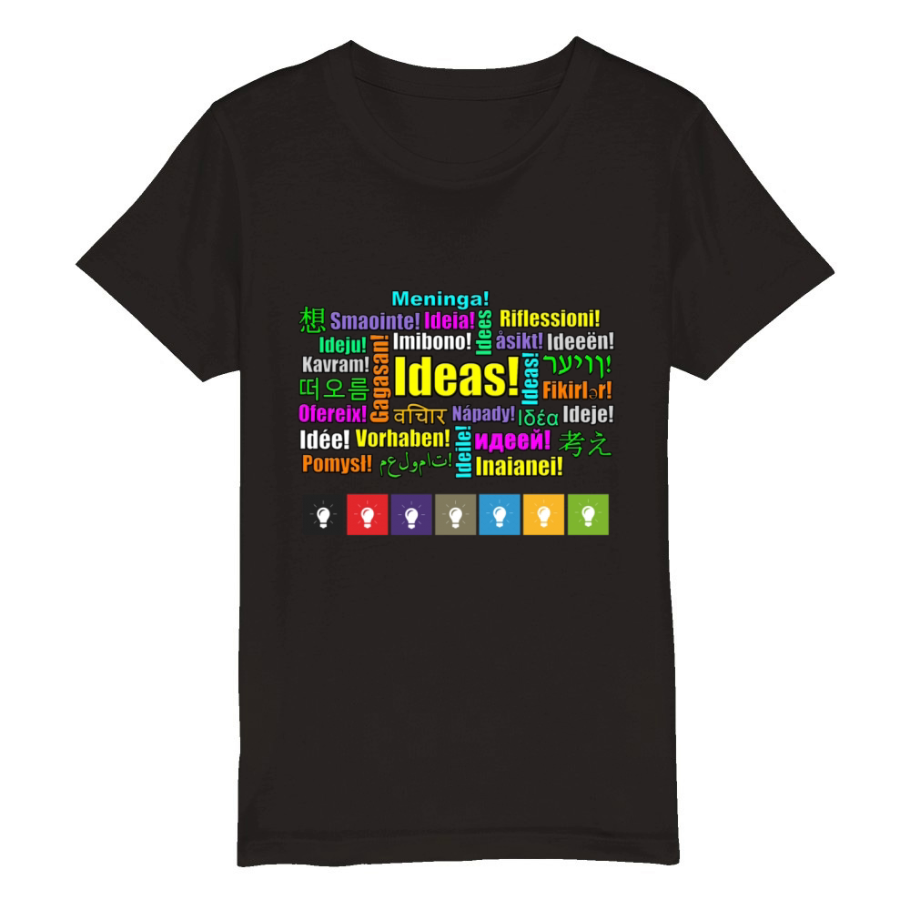 IDEAS Organic Kids Crewneck T-shirt