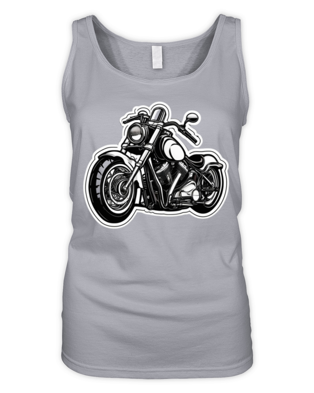 Stylish motorcycle for those who love motorcycles Organic Women's Tank Top