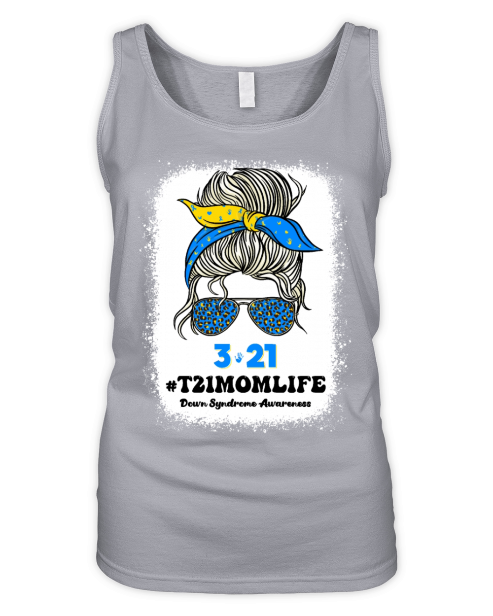 T21 World Down Syndrome Day 321 Awareness Support Organic Women's Tank Top