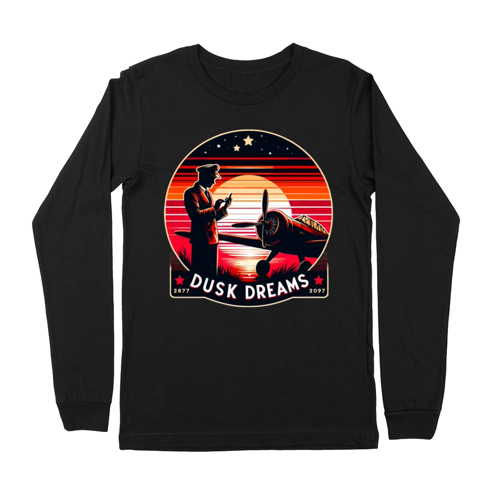 Retro Pilot Dreamscape Premium Long Sleeve