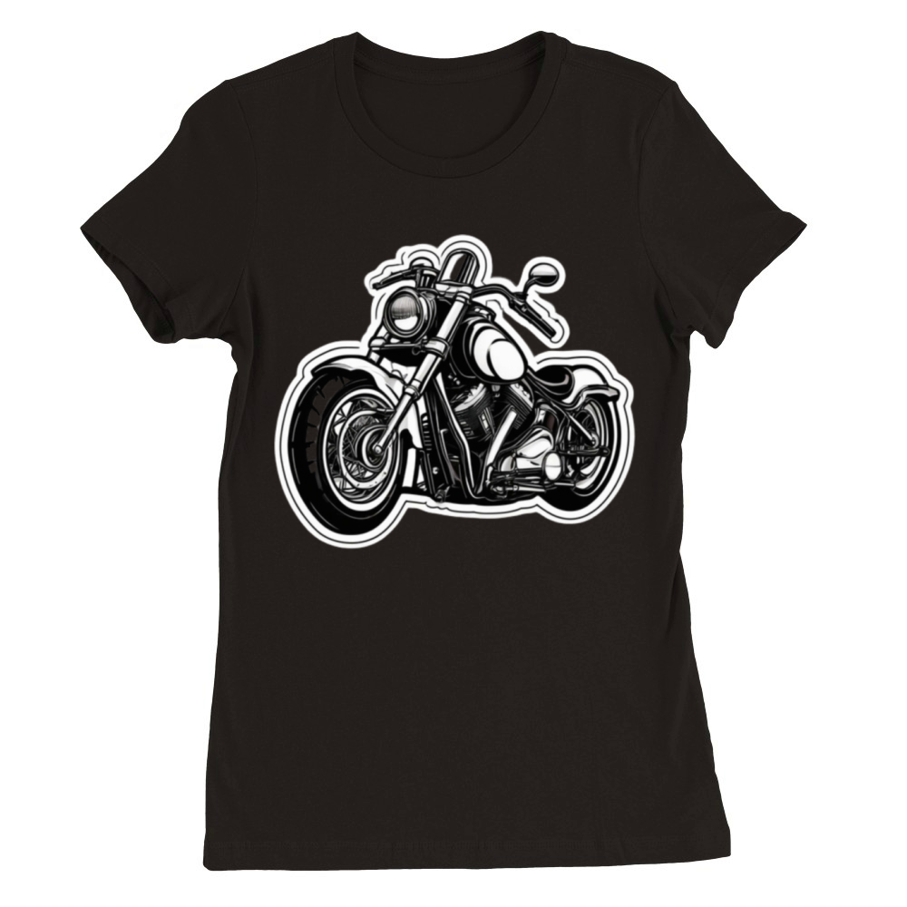 Stylish motorcycle for those who love motorcycles Premium Womens Crewneck T-shirt