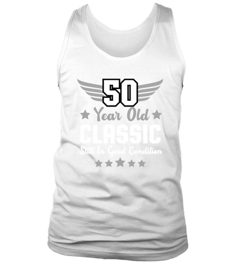 50th Birthday Fun Old Men Classic Retro Tank Top Unisex
