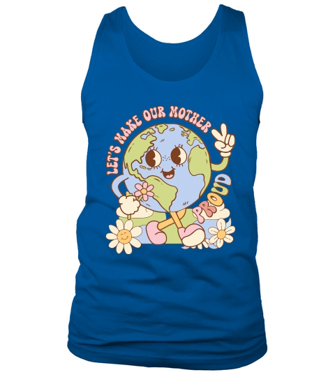 Groovy Earth Day Quote Tank Top Unisex