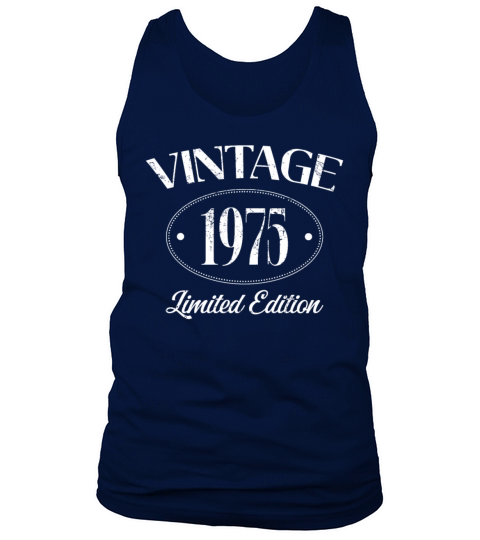 Vintage 1975 Limited Edition Birthday 1975 Tank Top Unisex