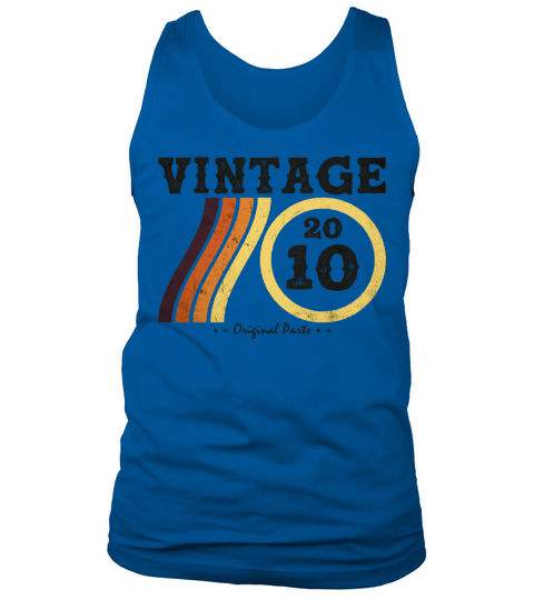 Vintage 2010 - Classic Limited Edition Retro 14 Tank Top Unisex