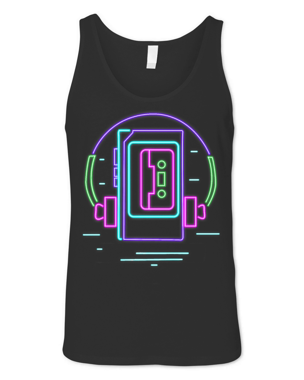 Walkman Vintage Old School Cassette Player Retro Unisex Jersey Tank