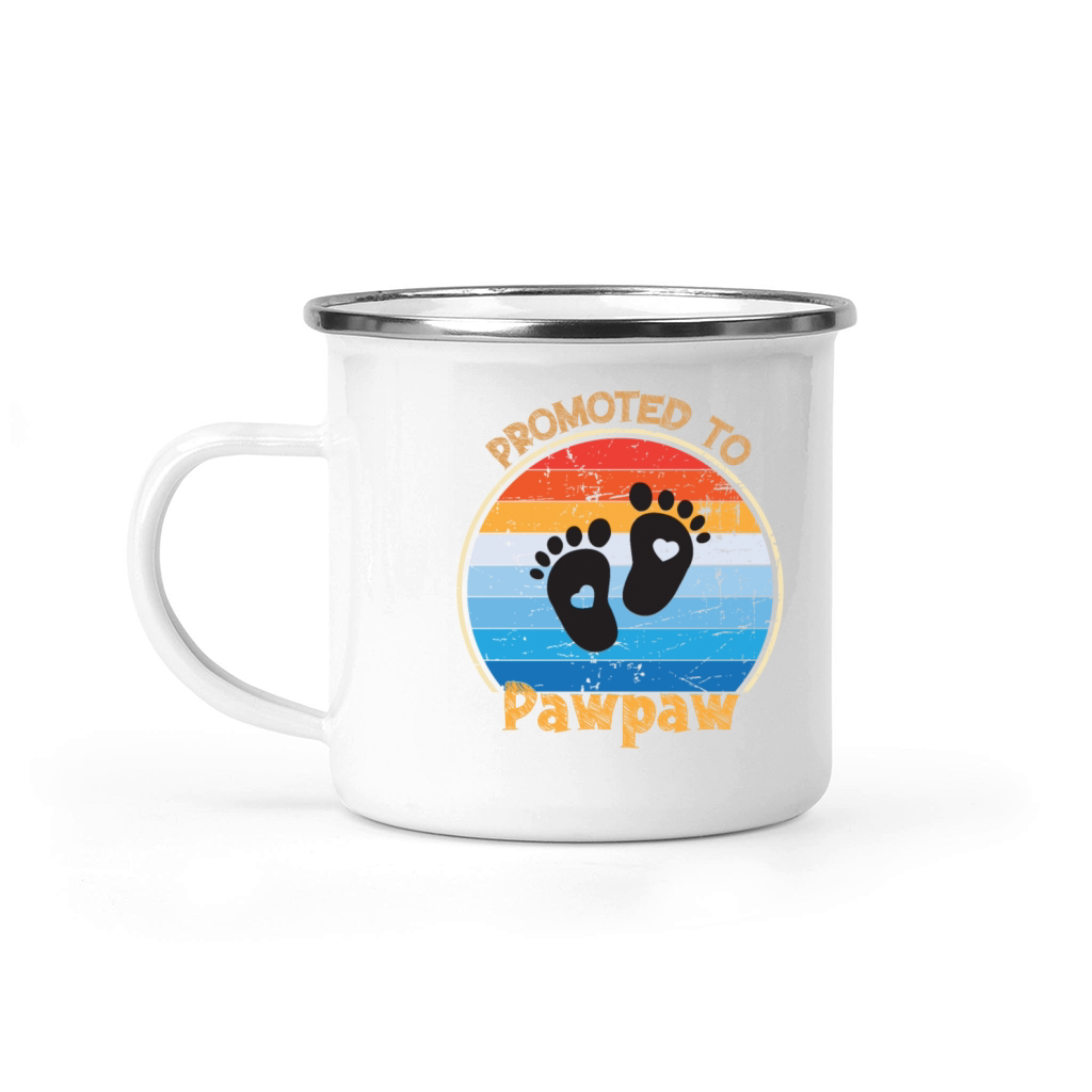 Funny Promoted To PawPaw Soon To Be PawPaw Camping Mug