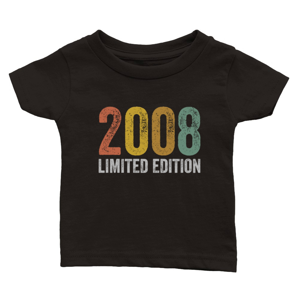Birthday 2008 Limited Edition Classic Baby Crewneck T-shirt