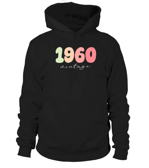 Birthday 1960 Vintage Hoodie Unisex