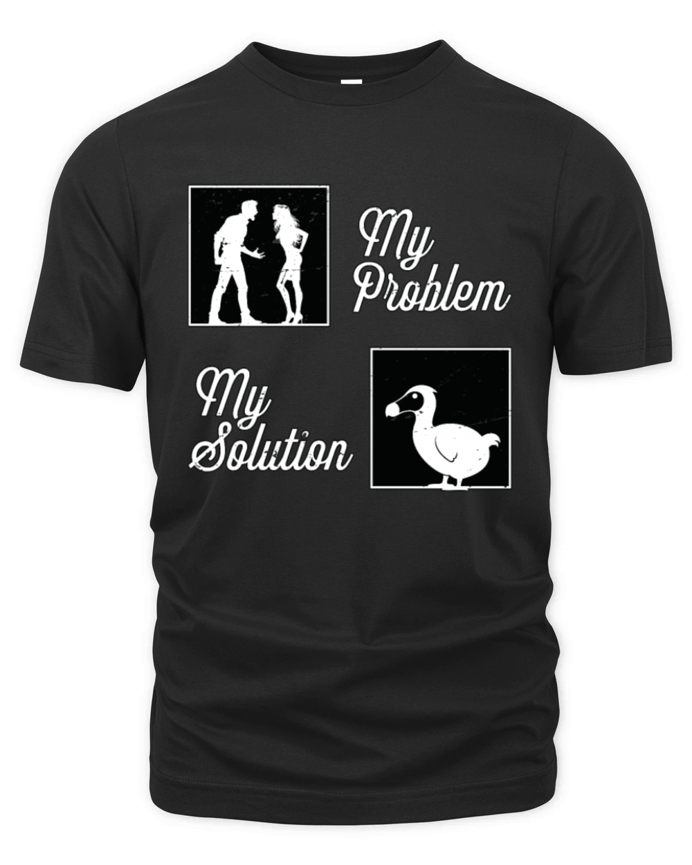 Dodo Bird Lover My Problem My Pictogram Mom Dad Organic Unisex T-shirt