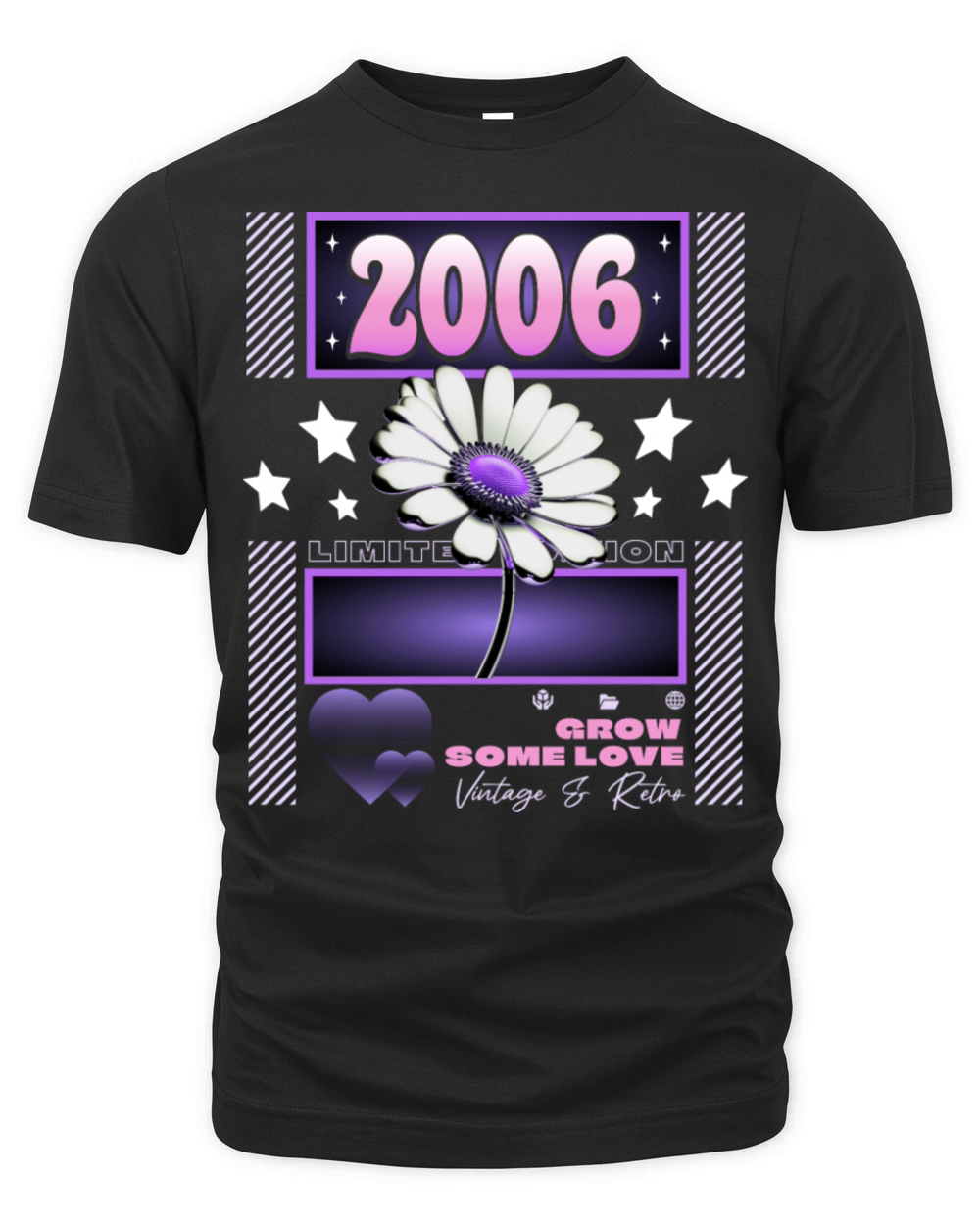 Woman 18 Years Girl Year 2006 18th Birthday Y2K Organic Unisex T-shirt