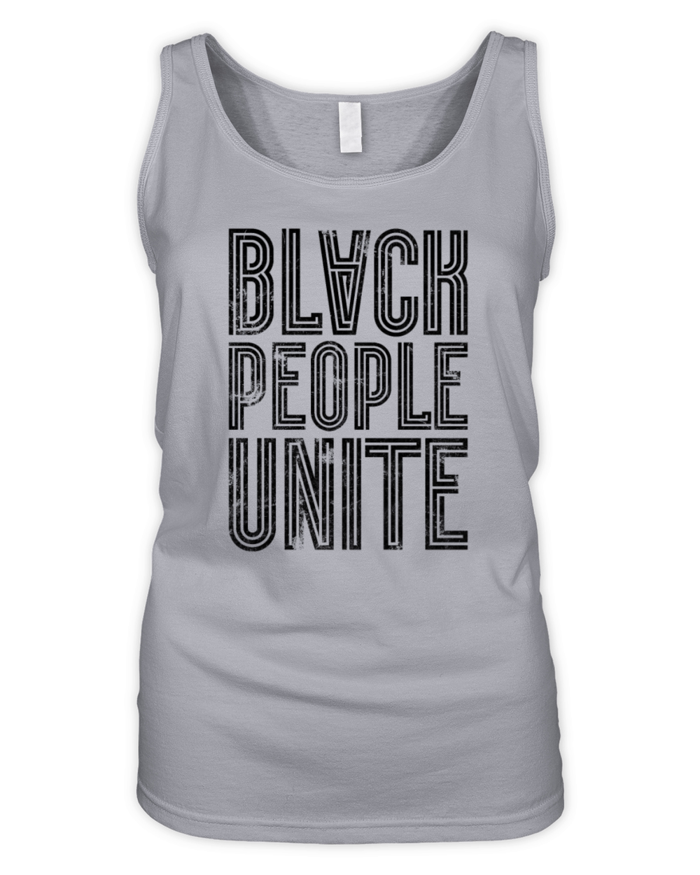 Black People Unite Organic Women's Tank Top