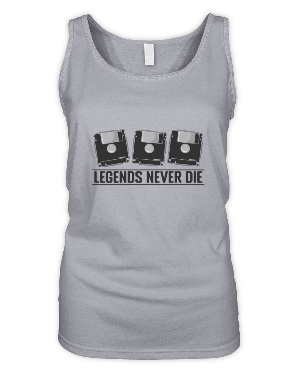 Legends Never Die Retro Memory Module Organic Women's Tank Top