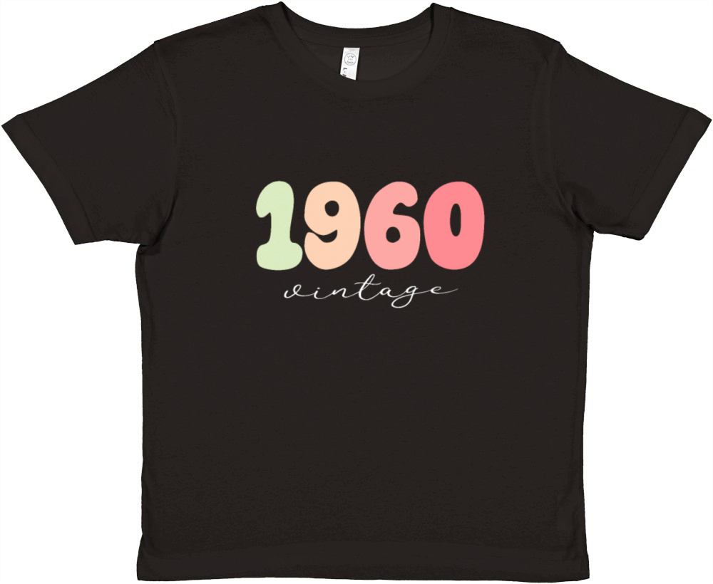 Birthday 1960 Vintage Premium Kids Crewneck T-shirt