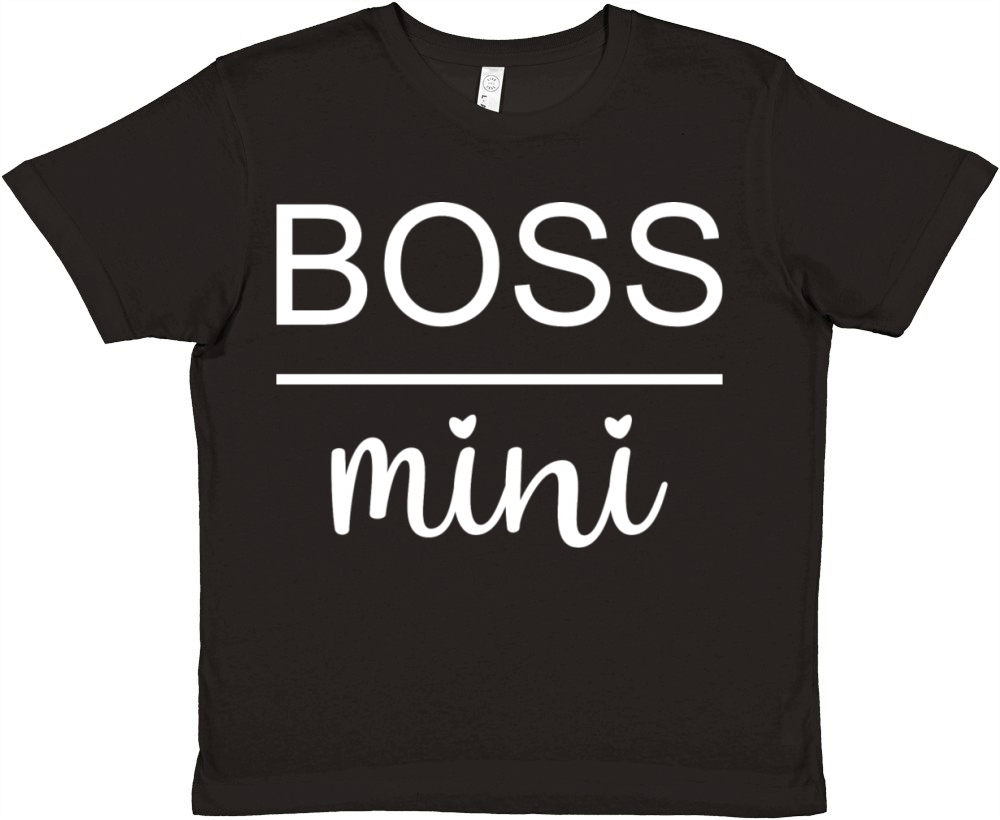 Boss lady and Boss mini couple Premium Kids Crewneck T-shirt