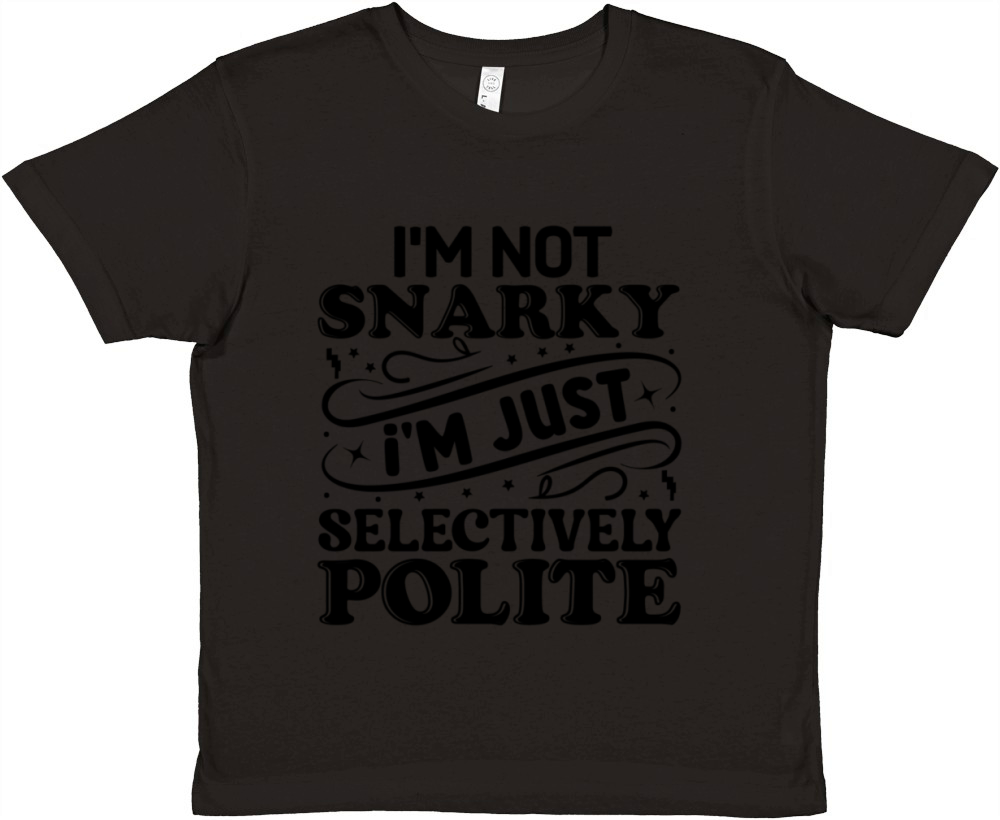 Im not snarky im just Premium Kids Crewneck T-shirt