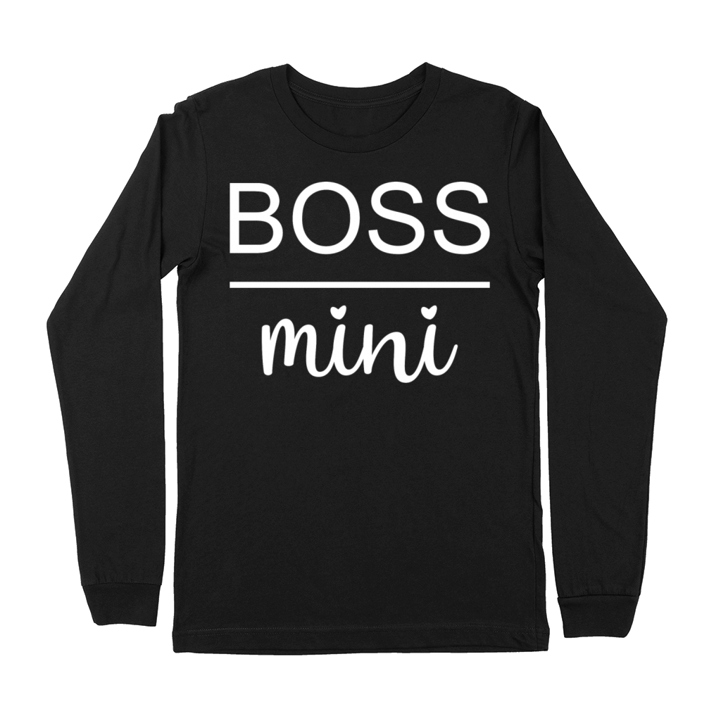 Boss lady and Boss mini couple Premium Long Sleeve