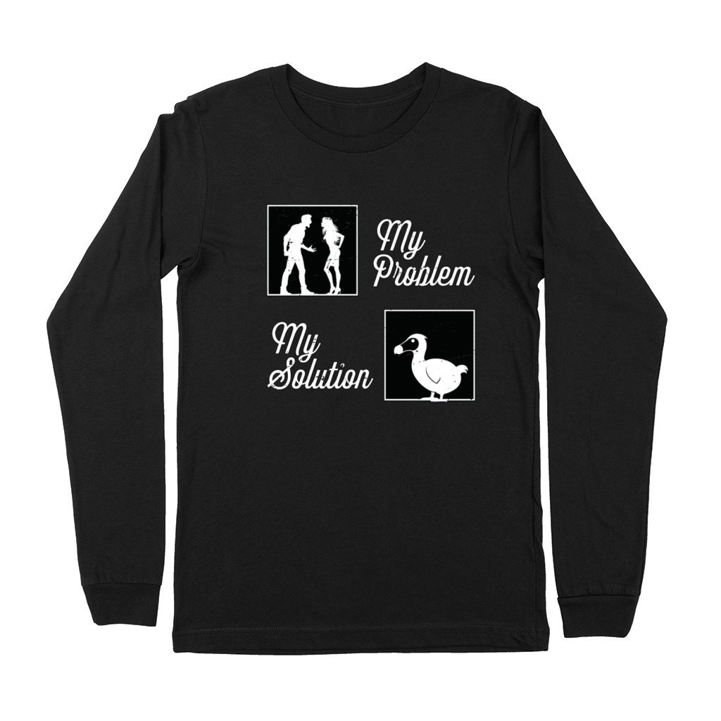 Dodo Bird Lover My Problem My Pictogram Mom Dad Premium Long Sleeve