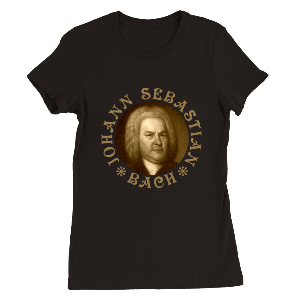 Johann Sebastian Bach 3 - Vintage Design - COG - S Premium Womens Crewneck T-shirt