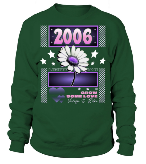 Woman 18 Years Girl Year 2006 18th Birthday Y2K Sweatshirt Unisex