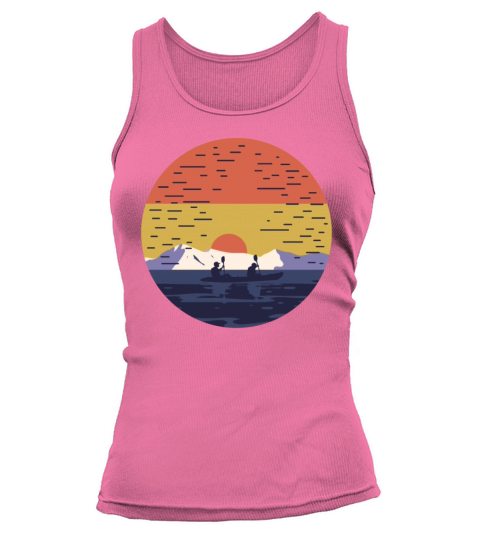 Vintage Kayaker Boat Sailor or Kayaker Gift Tank top Woman