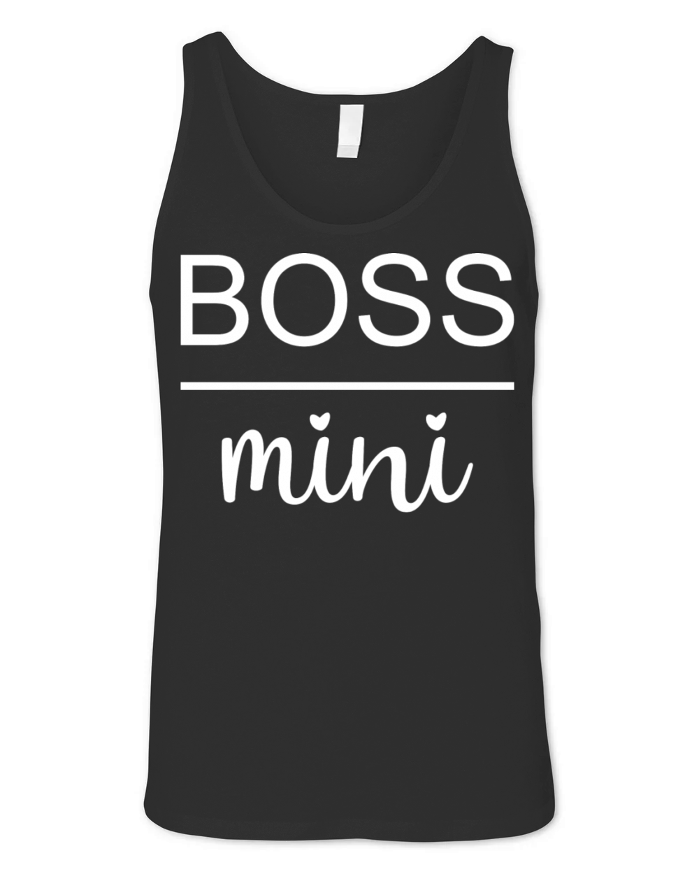 Boss lady and Boss mini couple Unisex Jersey Tank