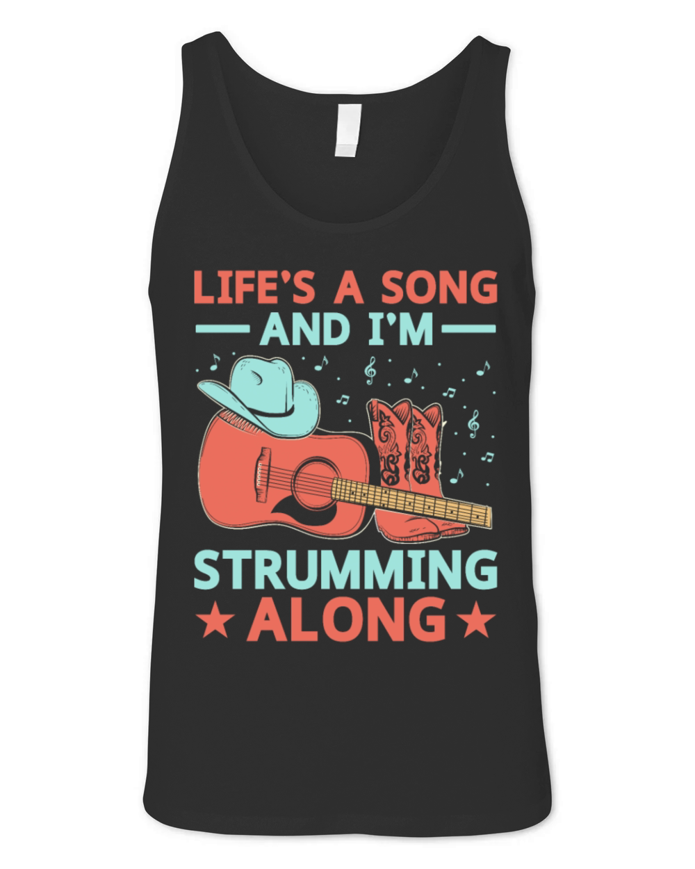 County Music Vintage Music Lover Western Country C Unisex Jersey Tank