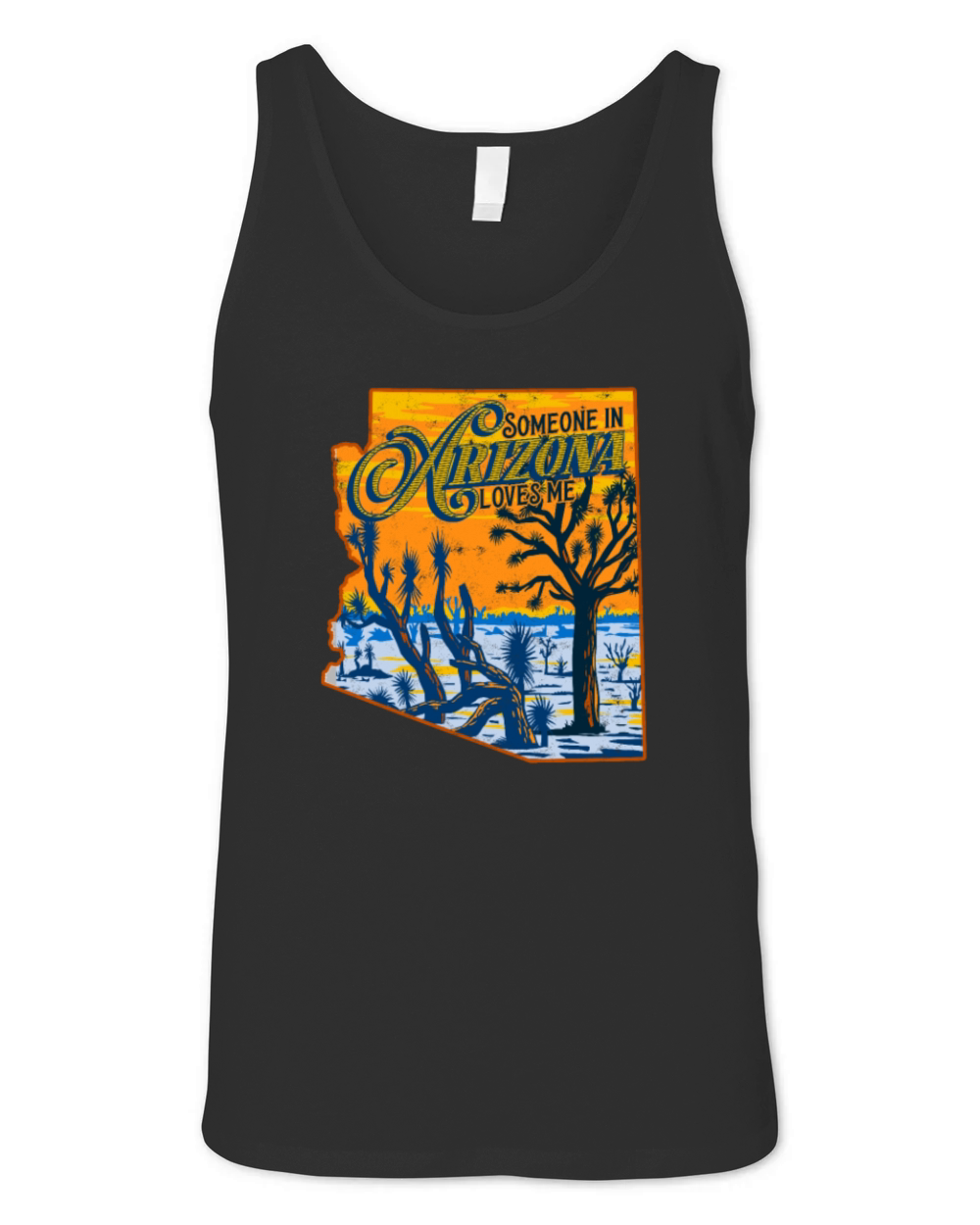 Someone In Arizona Loves Me Vintage Retro State Unisex Jersey Tank