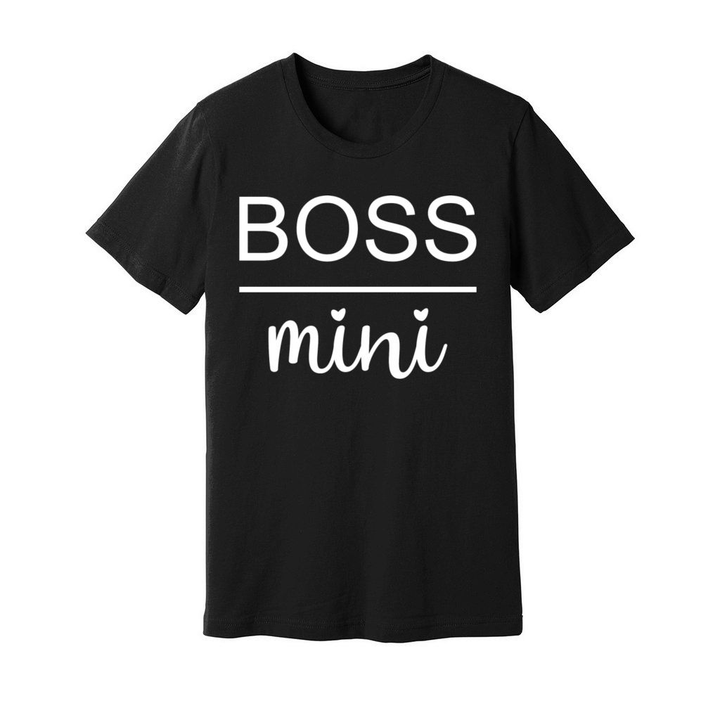 Boss lady and Boss mini couple Unisex Jersey Tee