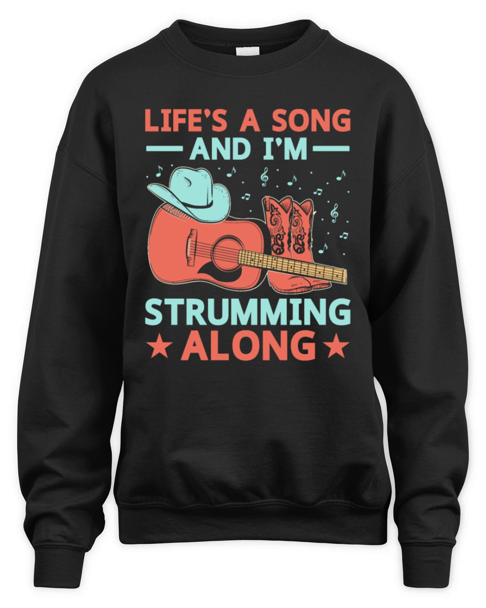 County Music Vintage Music Lover Western Country C Unisex Premium Crewneck Sweatshirt