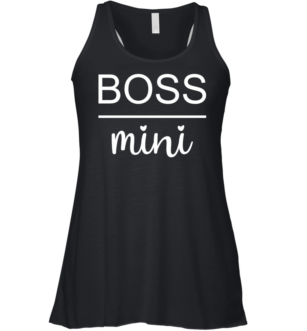 Boss lady and Boss mini couple Women's Flowy Tank Top