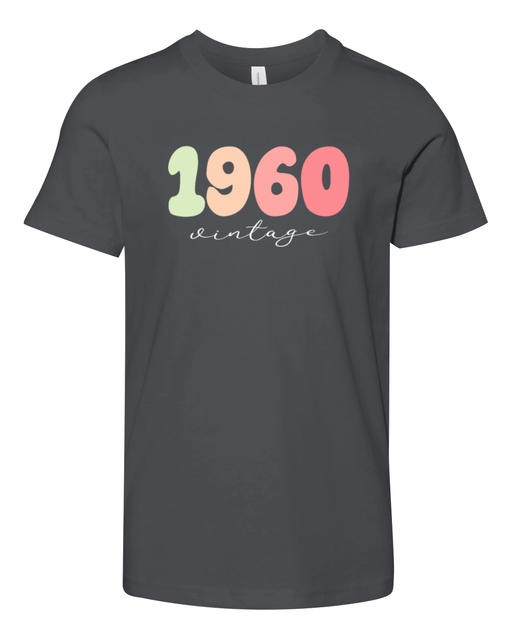 Birthday 1960 Vintage Youth Unisex Jersey Tee
