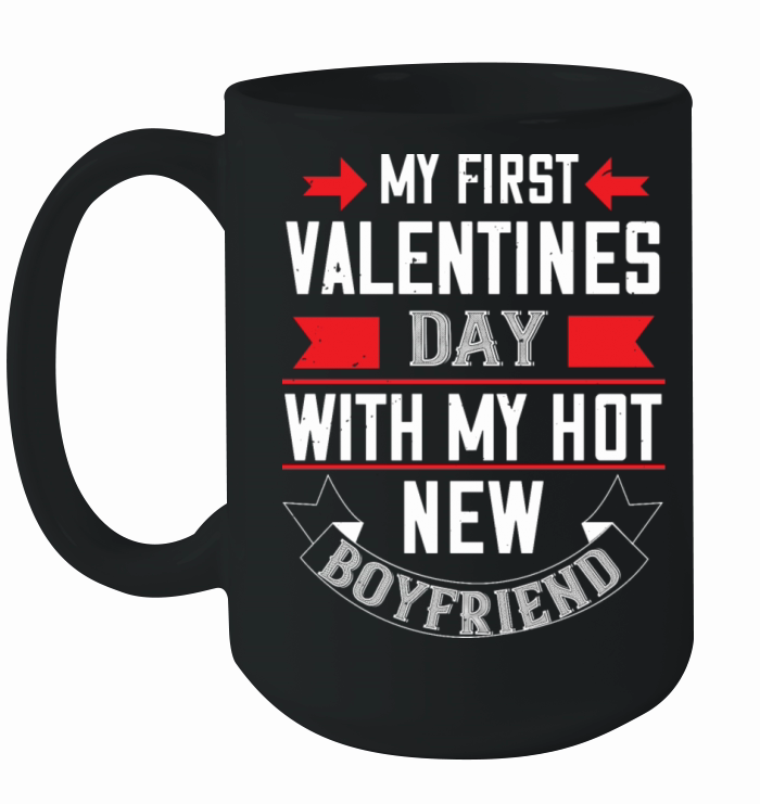 Valentine Day T-Shirt Ceramic Mug