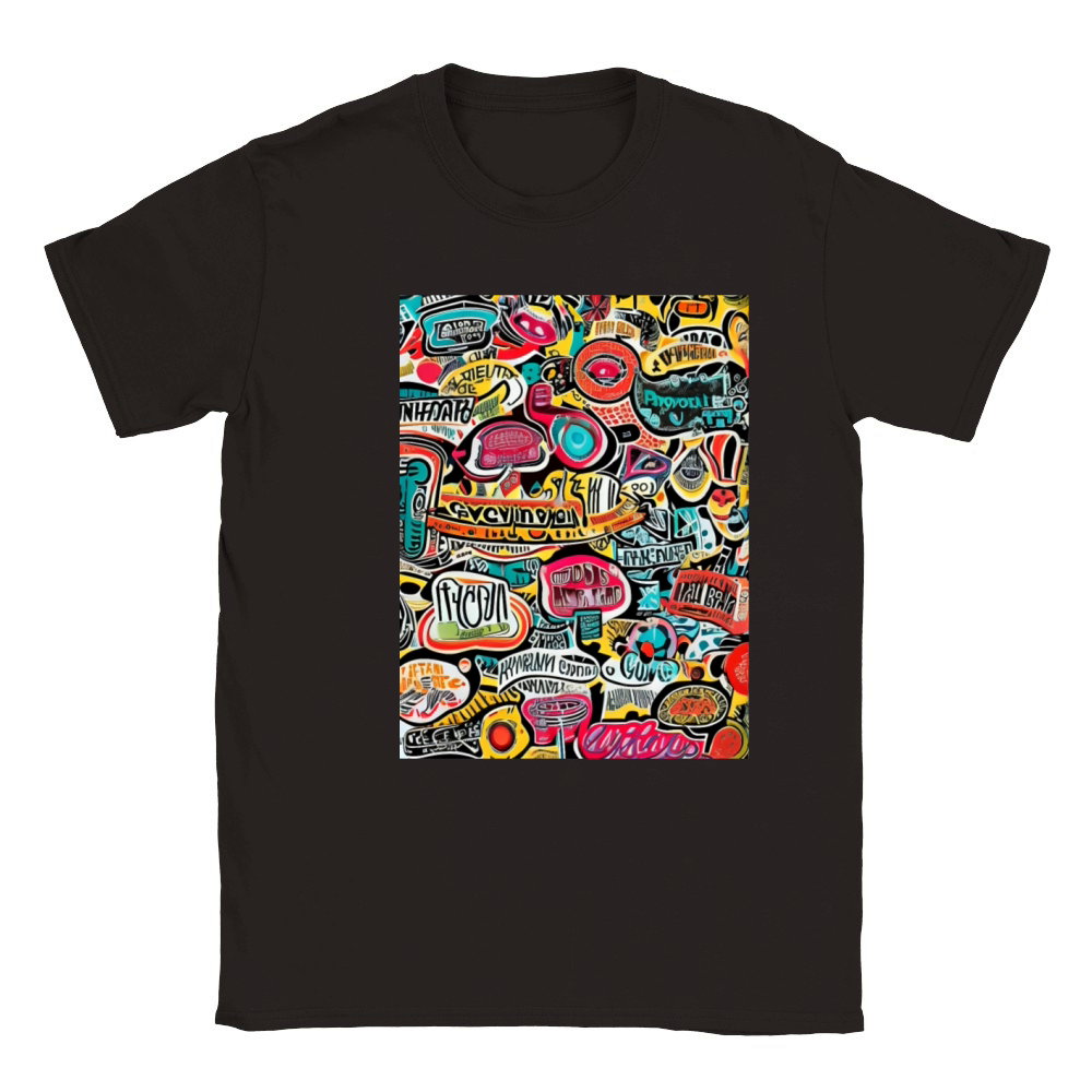 retro 60s Classic Kids Crewneck T-shirt