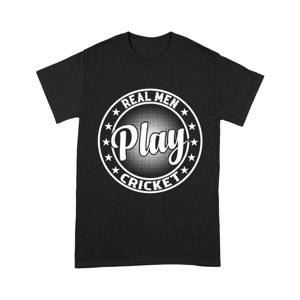 Real Men Play Cricket - Cricketer Cricket Player C Comfort T-shirt