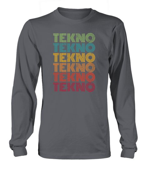 Tekno Music Retro Long sleeved Unisex