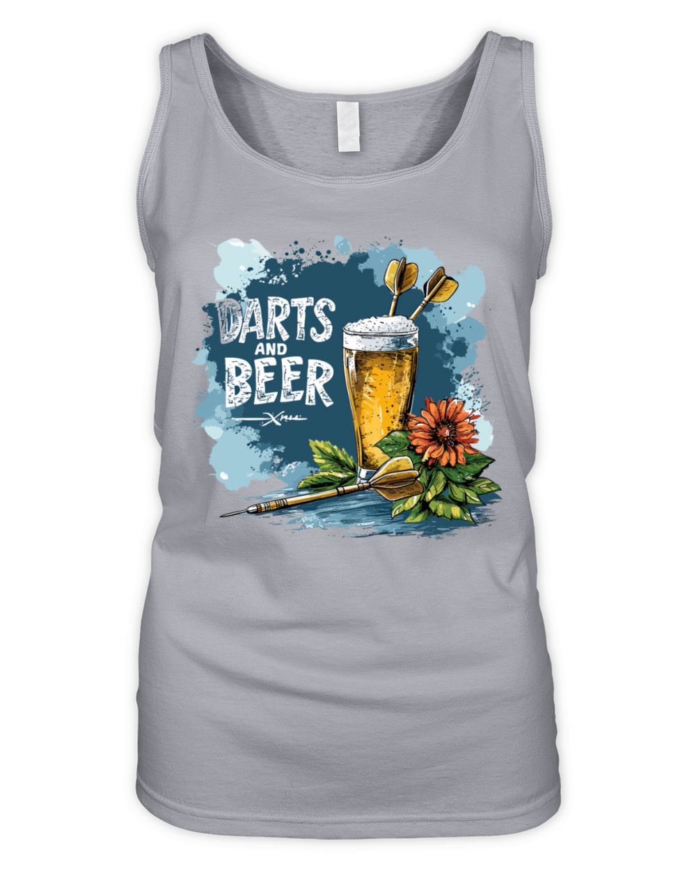 Darts And Beer Dart Saying Sport Organic Women's Tank Top
