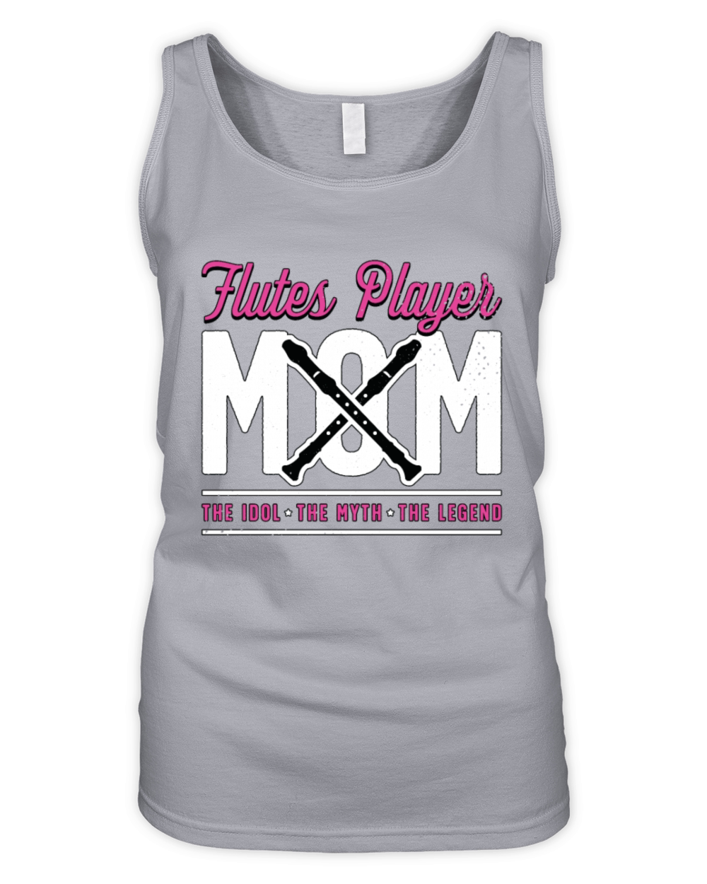 Flutes Player Mom The Idol The Myth Marching Band Organic Women's Tank Top