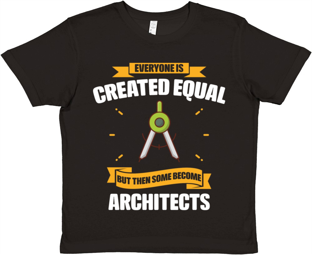 Some Become Architects Funny Premium Kids Crewneck T-shirt