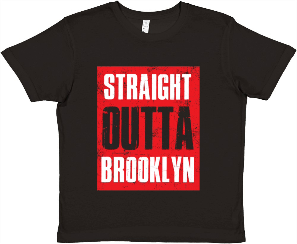 Straight outta Brooklyn NYC Premium Kids Crewneck T-shirt