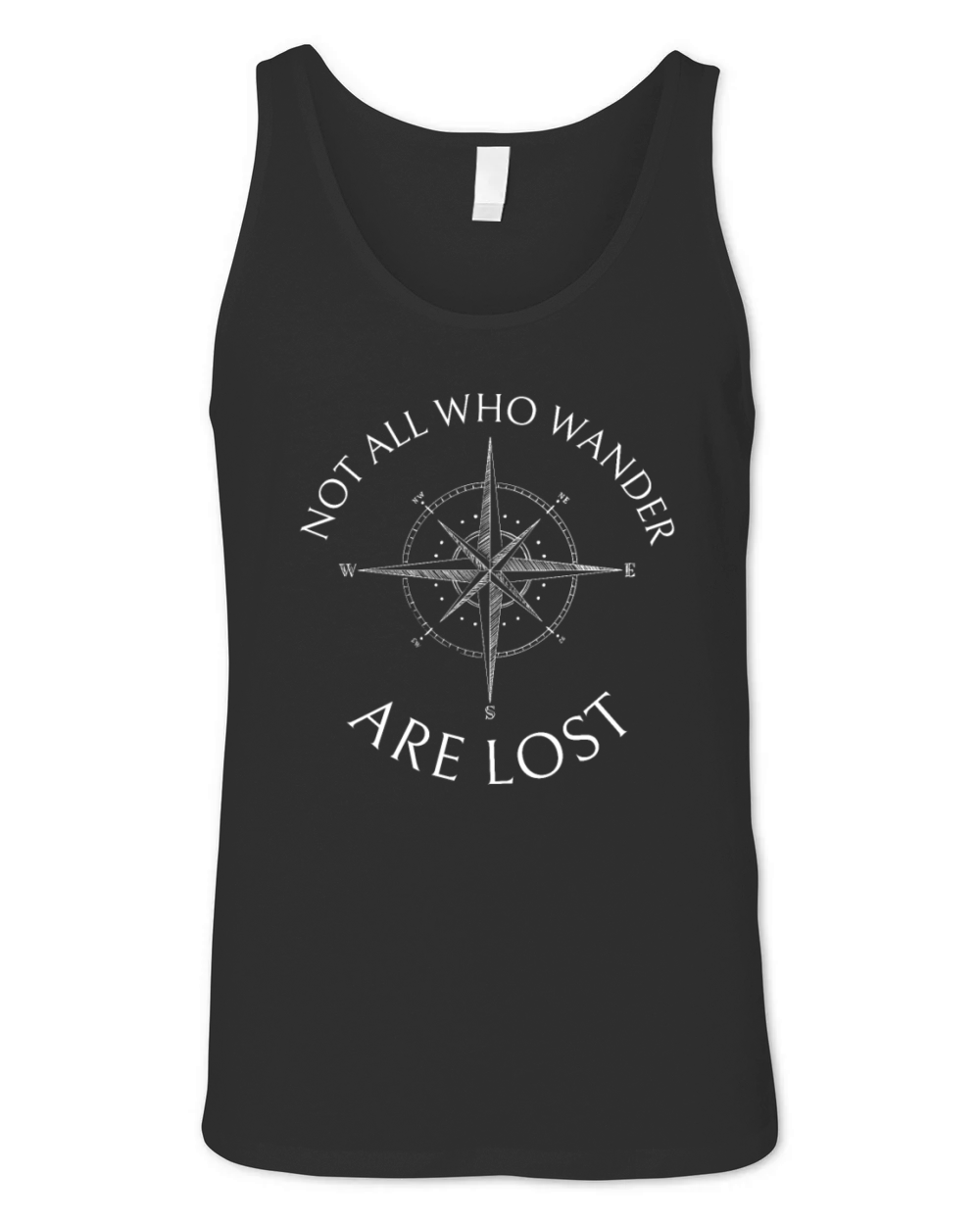 Not All Who Wander Are Lost V Unisex Jersey Tank