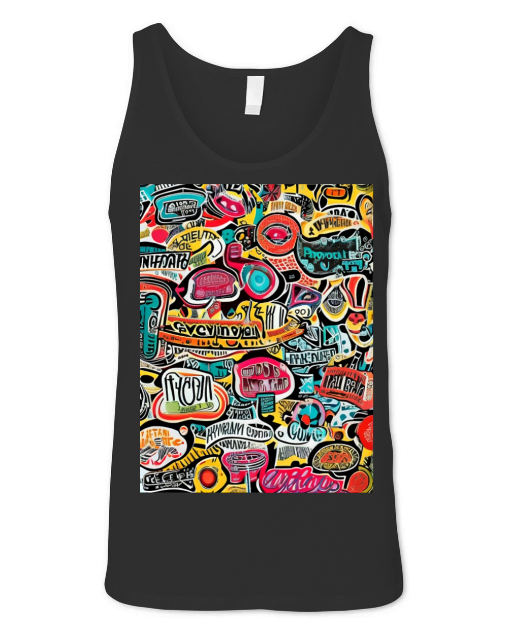 retro 60s Unisex Jersey Tank