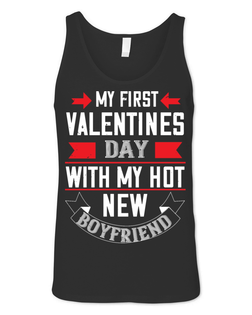 Valentine Day T-Shirt Unisex Jersey Tank