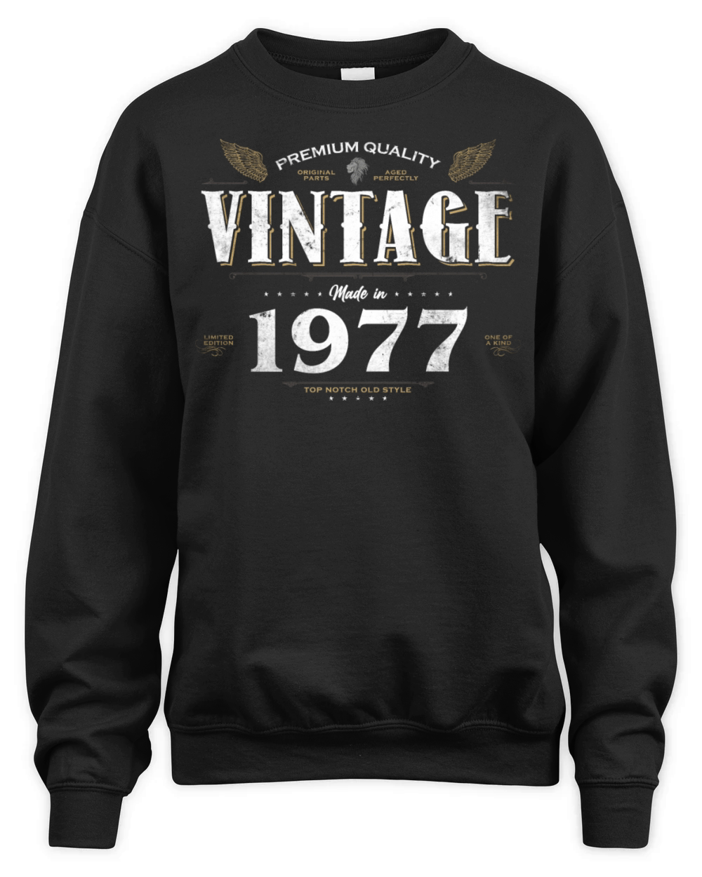 47 Years Old Vintage 1977 Limited Edition 47th Unisex Premium Crewneck Sweatshirt