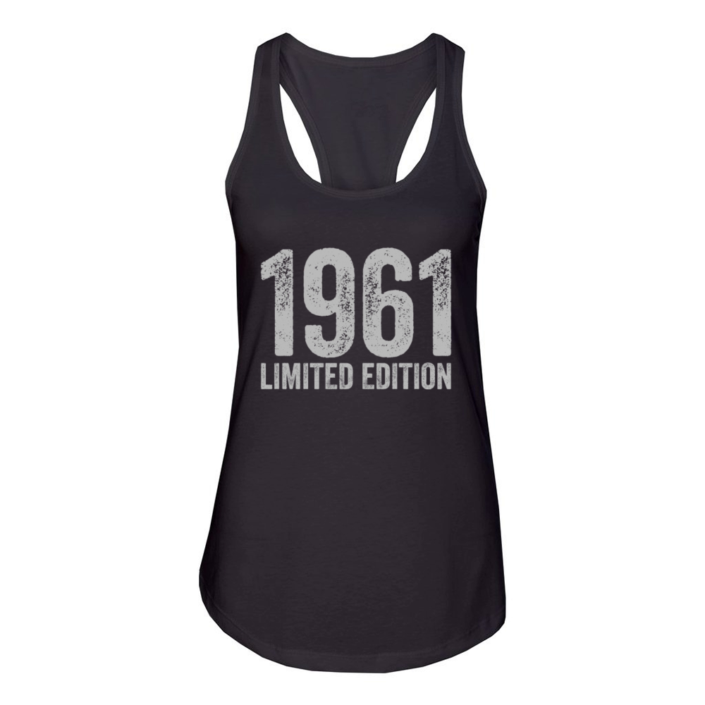 Birthday 1961 Limited Edition Women's Racerback Tank